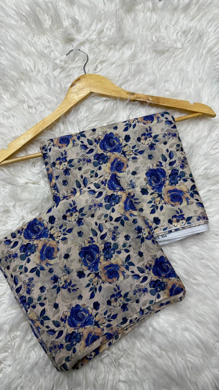 2Pc Lawn Allover Suit #40696