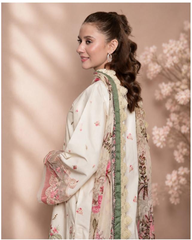NOURA LUXURY ROYALE EMBROIDERED DRESS