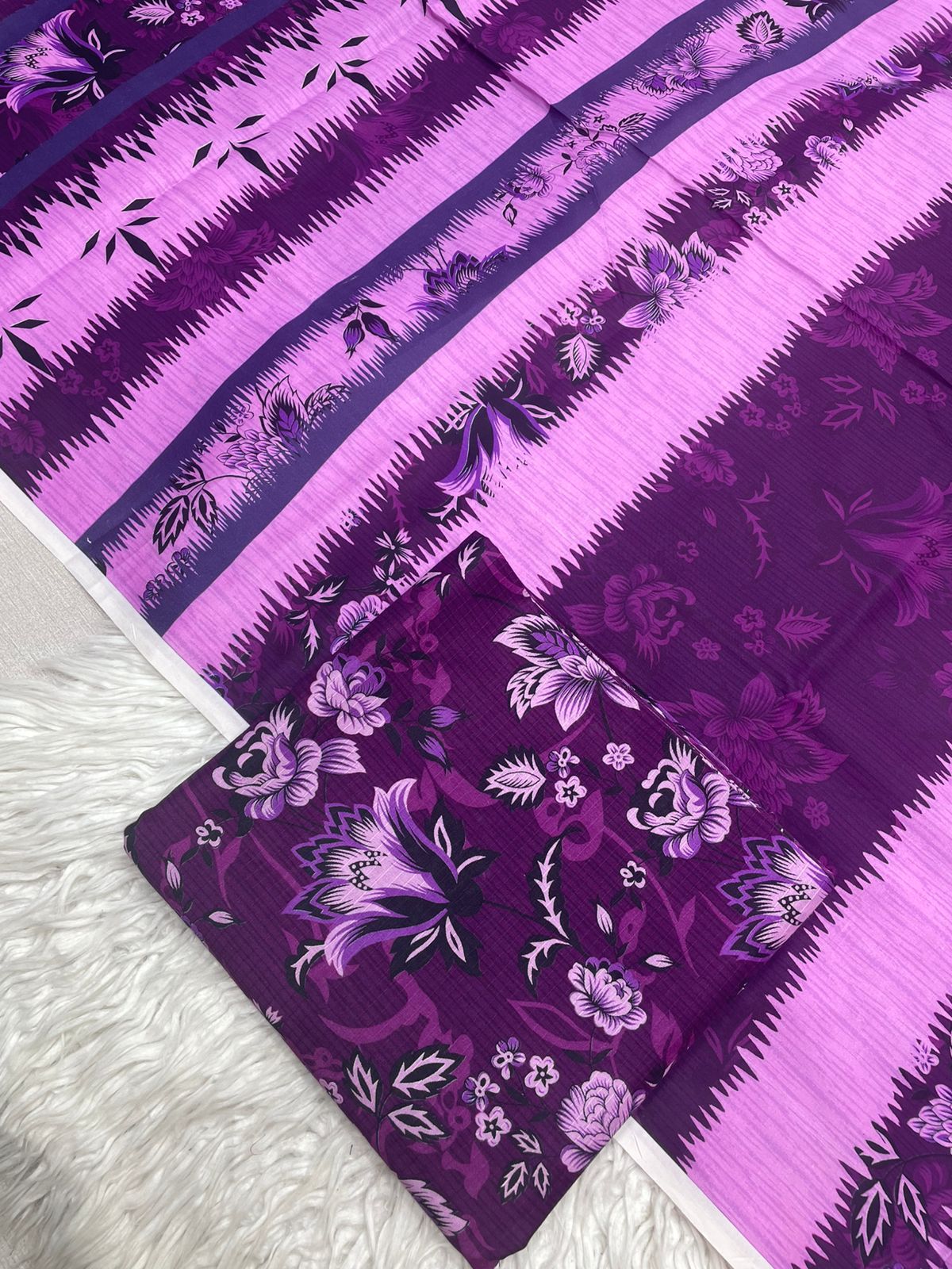 3Pc BanaDora Viscose Allover Suit - 391
