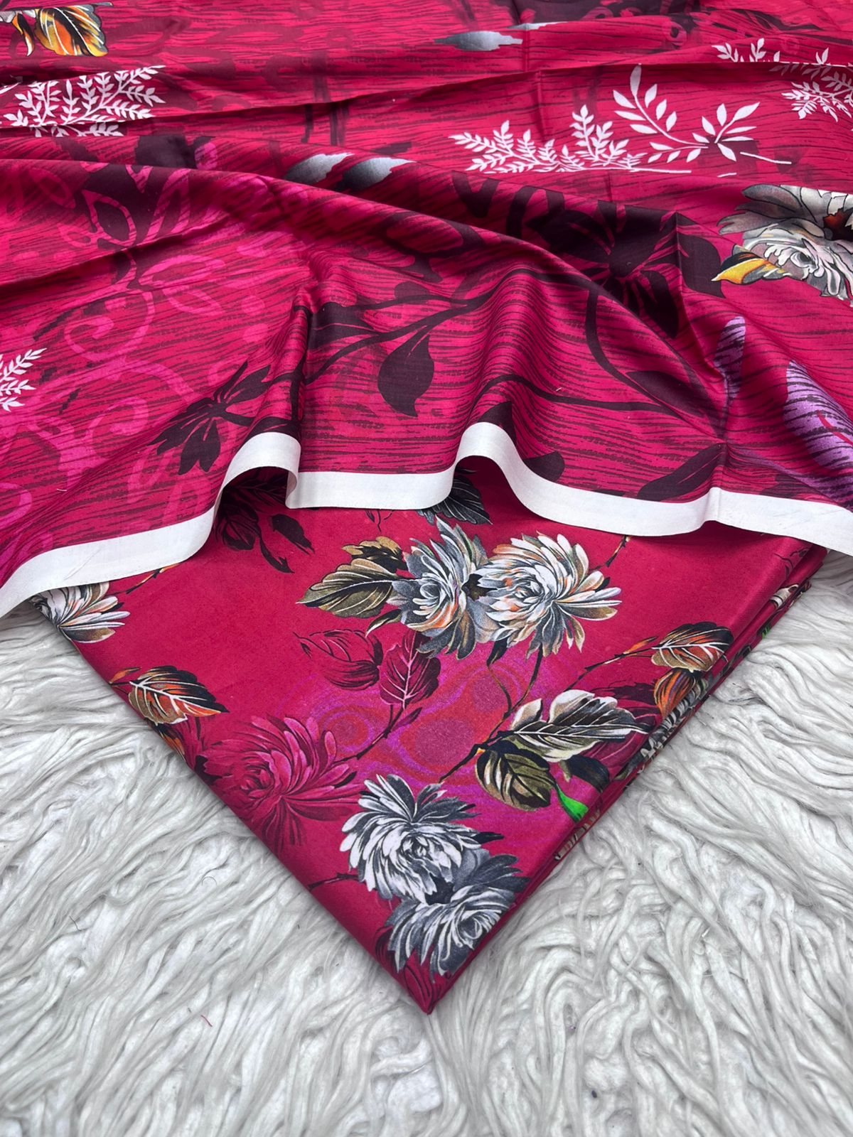 2Pc Linen Kameez & Dupatta Suit D-43048