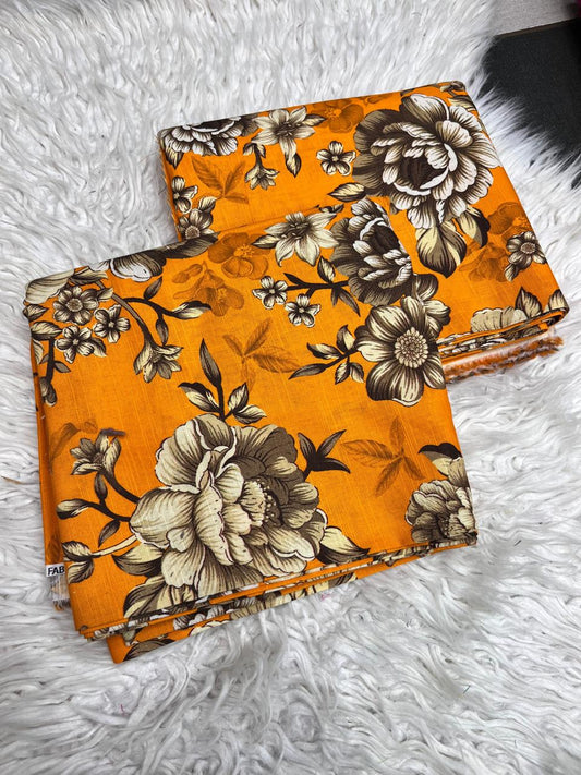 2Pc Slub Khaddar Allover Suit - #34954