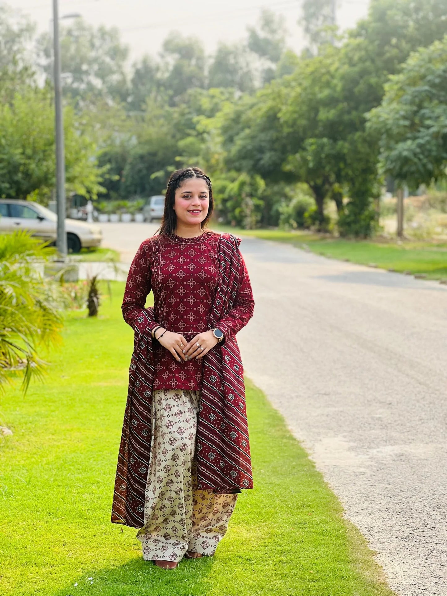 3Pc Supima Lawn Suit - #41050