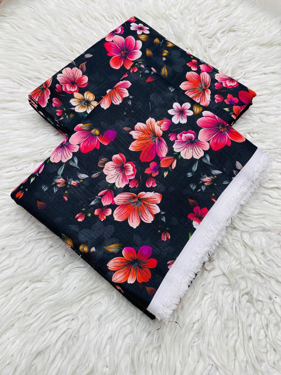 2 PC Slub Khaddar Allover Suit Vol-0108