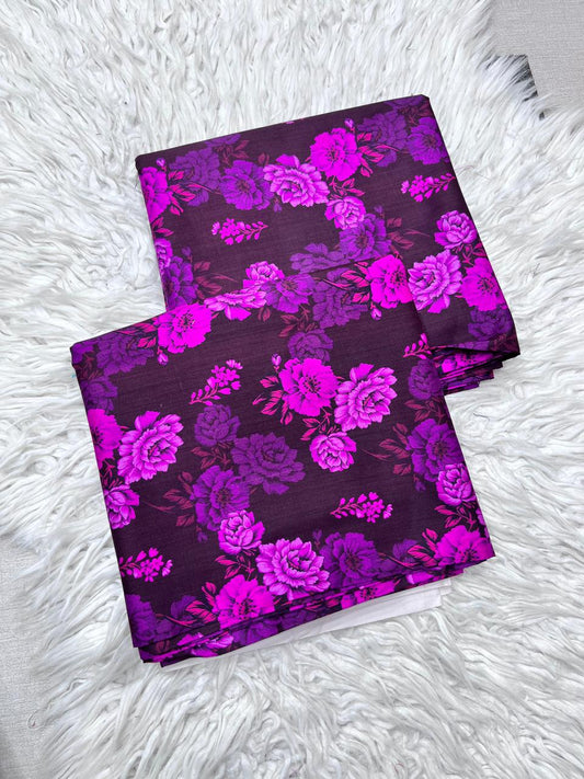 2Pc Linen Allover Unstitched Suit - 0094