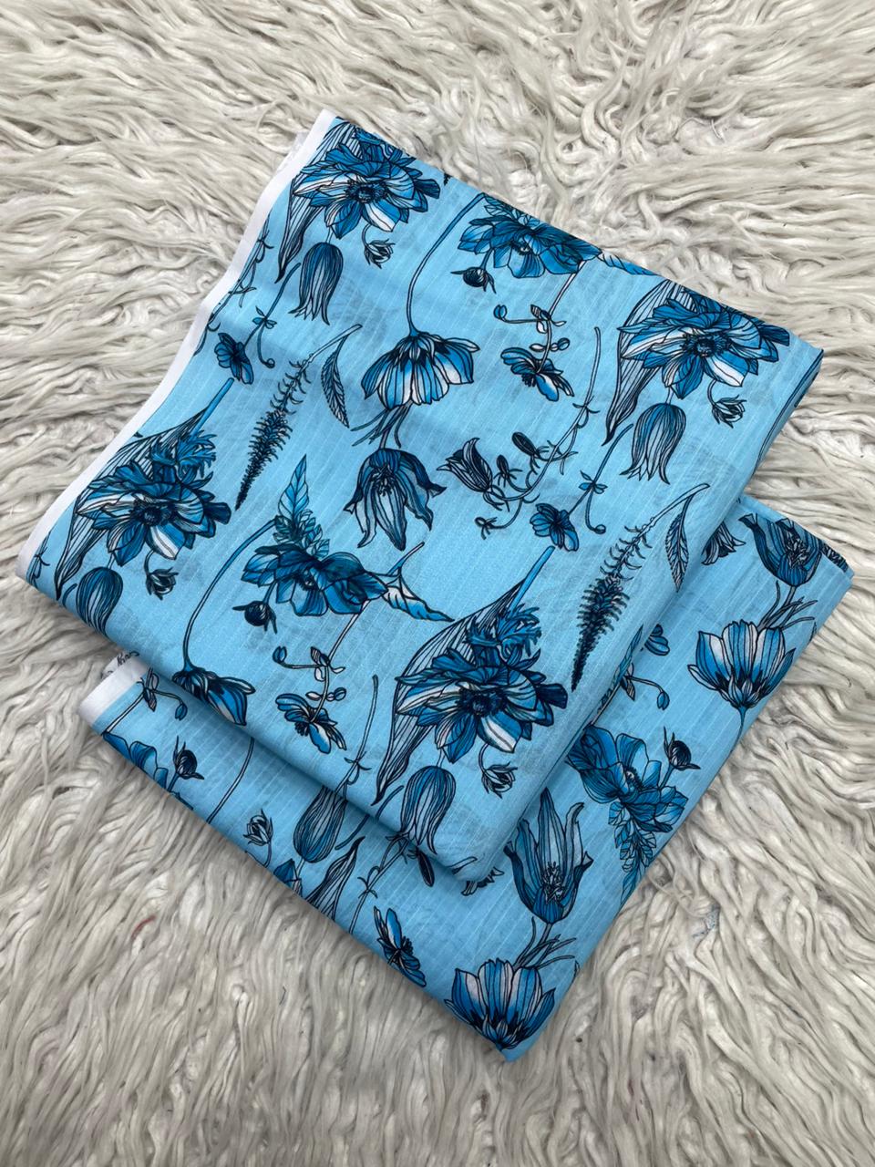 2Pc Lawn Bana Dora Digital Printed Suit Vol-21