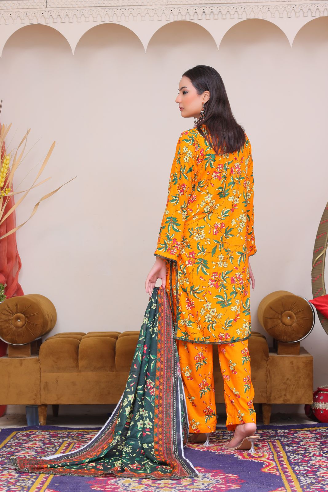 3Pc Supima Lawn Suit - #41054