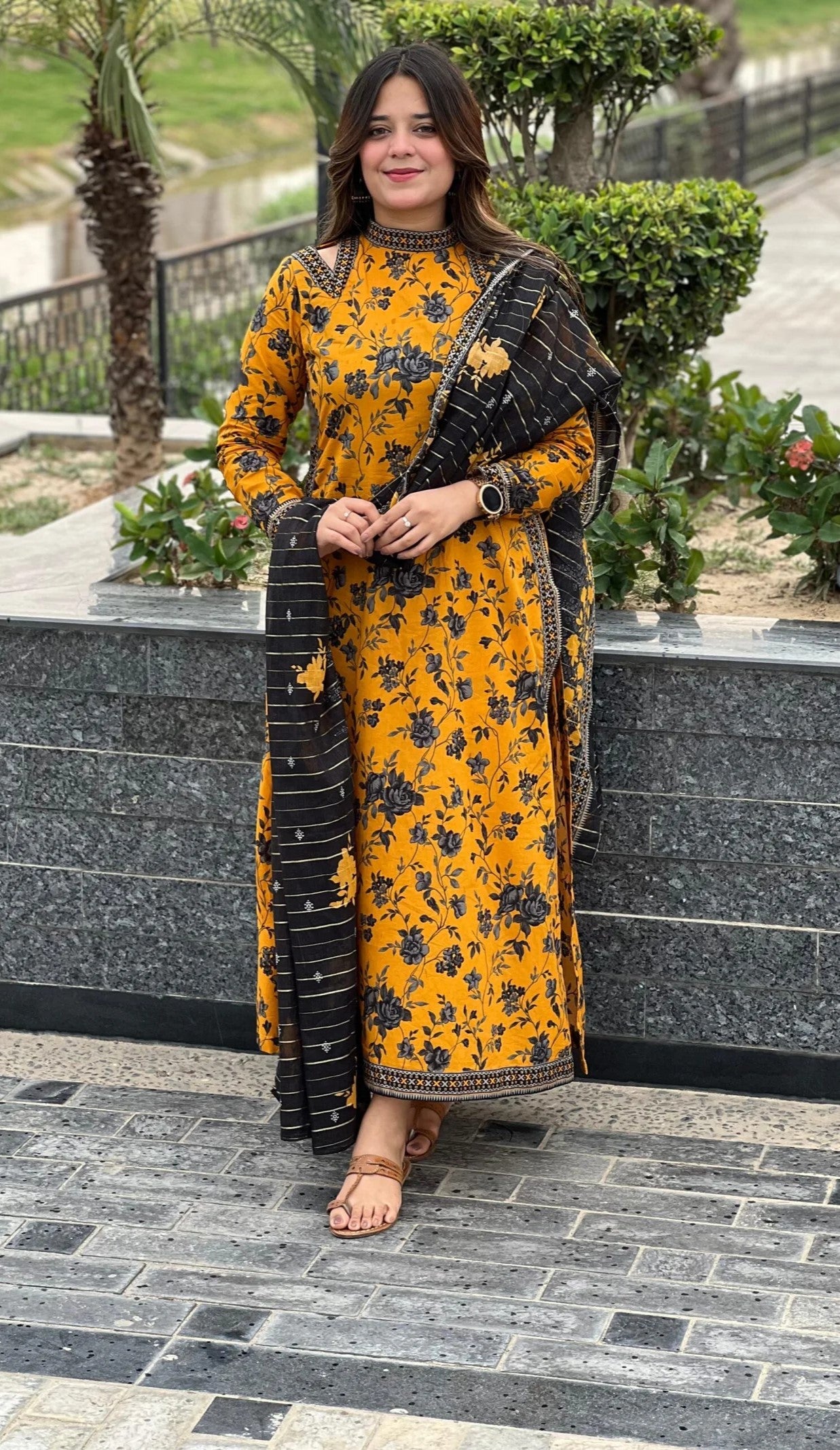3Pc Supima Lawn Suit - #41057