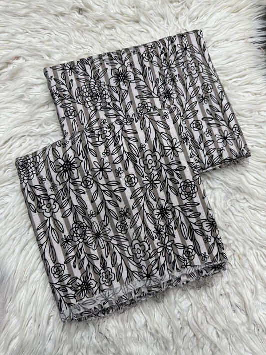 2Pc Slub Khaddar Allover Suit - 0083