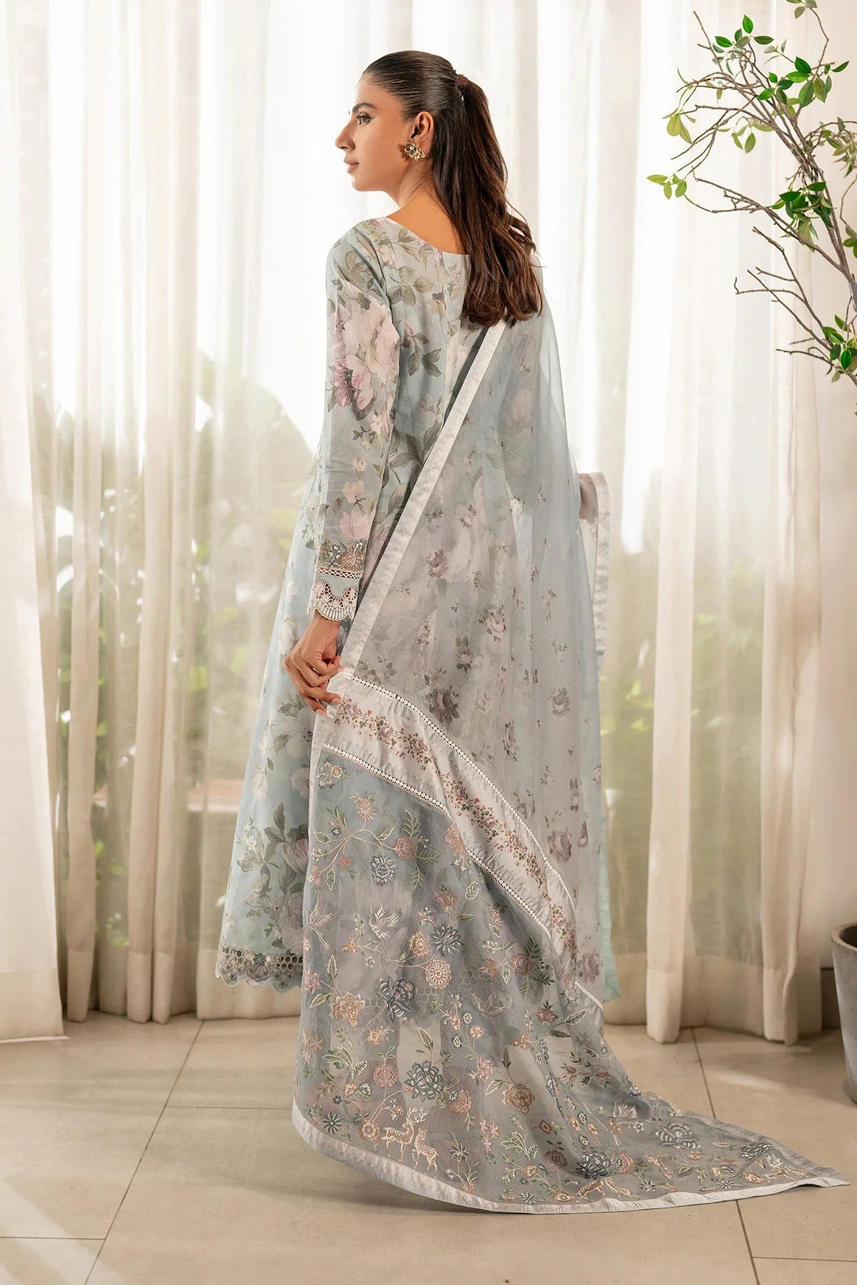 3 Peice Baroque Supima Lawn - #41012