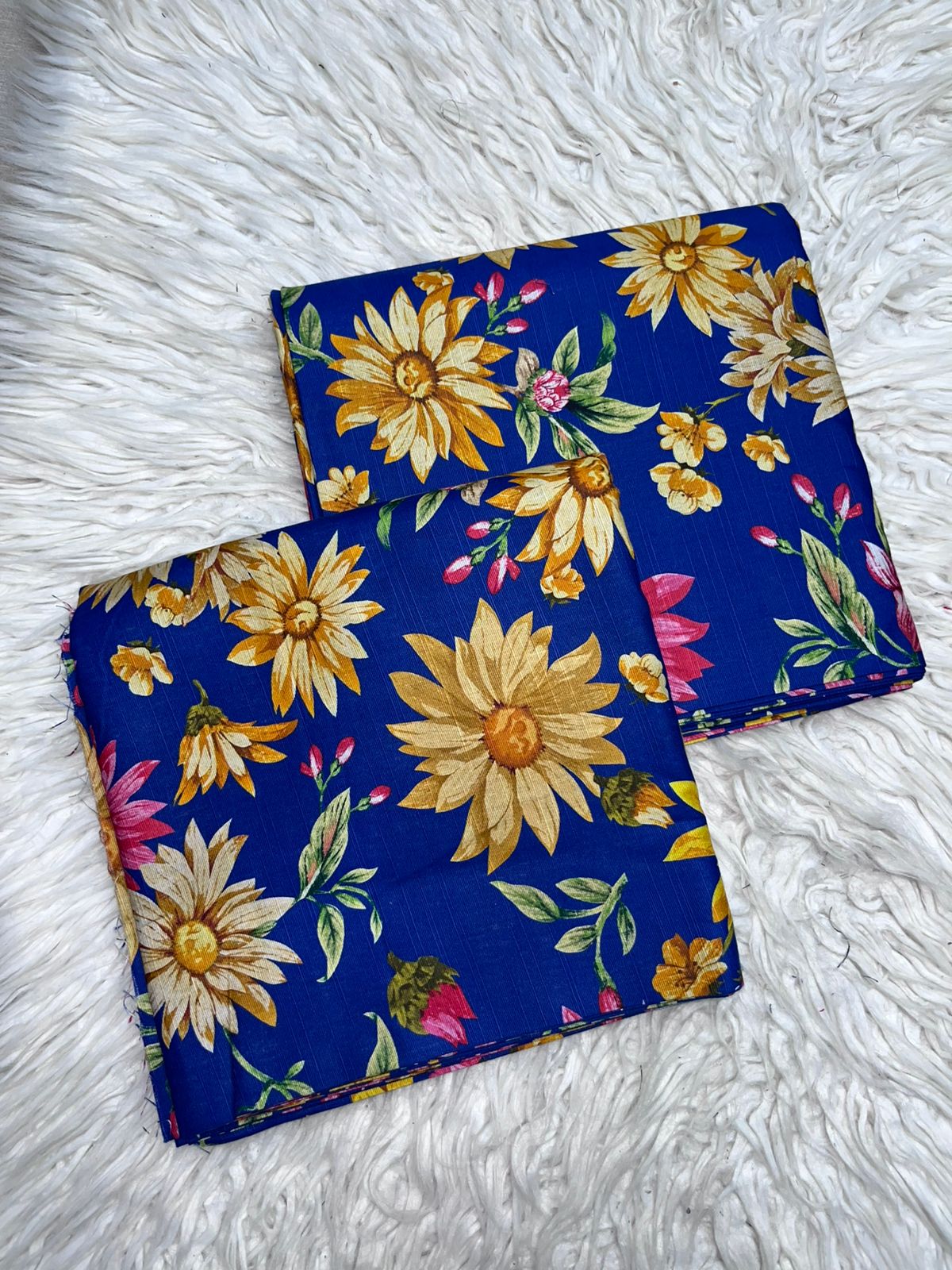 2Pc Slub Khaddar Allover Suit - 0076