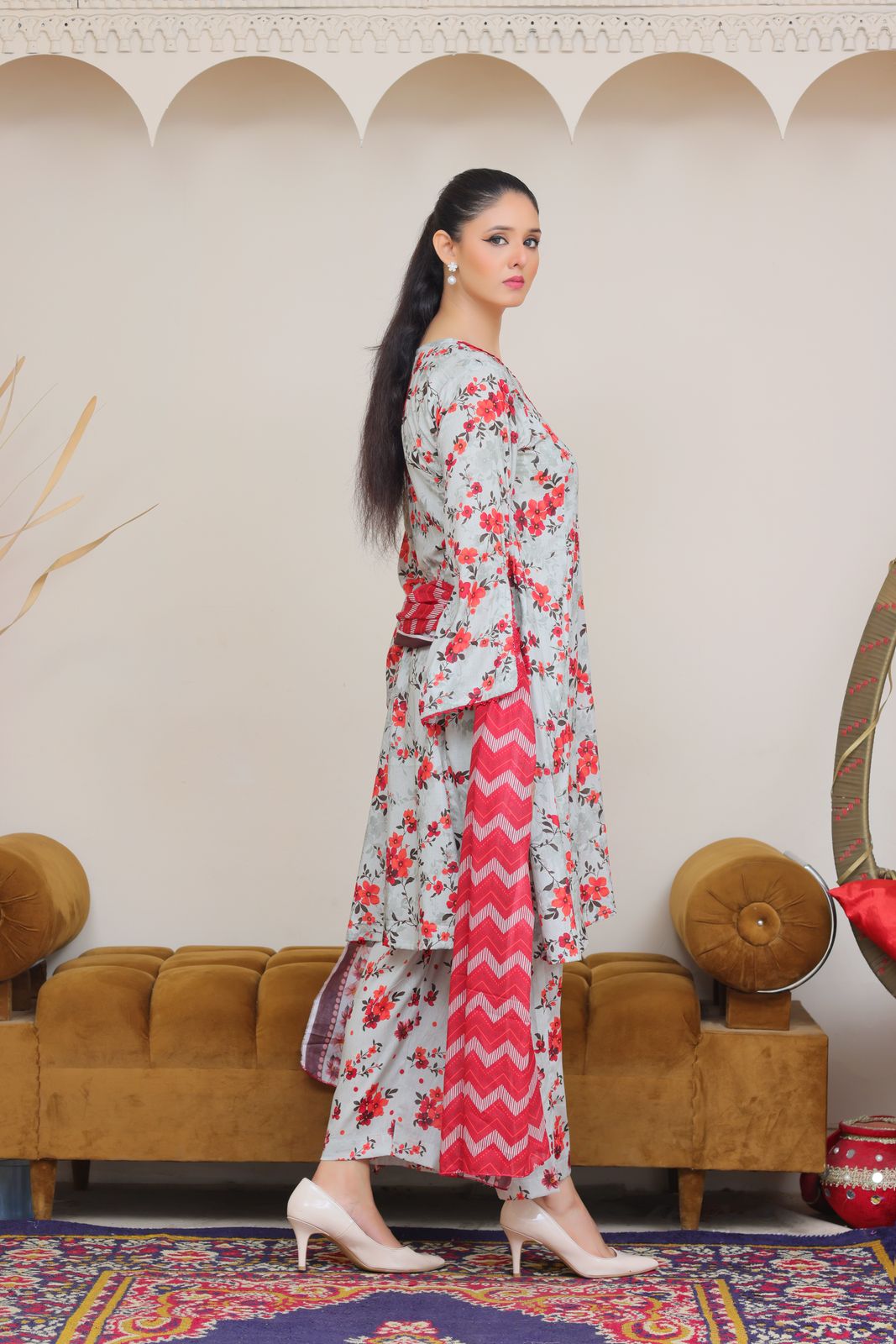 3Pc Supima Lawn Suit - #41056