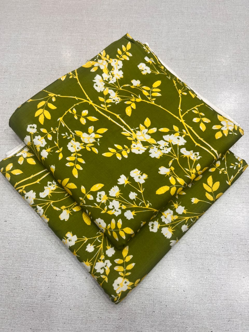 2Pc Staple Same Printed Unstitched Suit 296