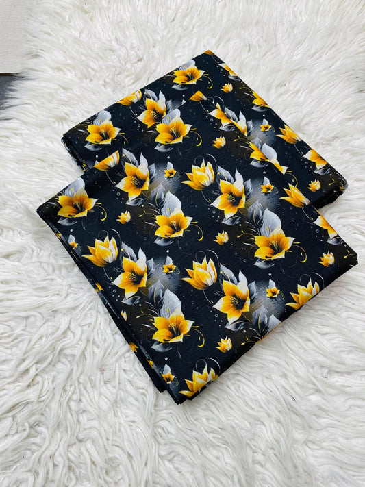 2 PC Slub Khaddar Allover Unstitched Suit Vol-0120