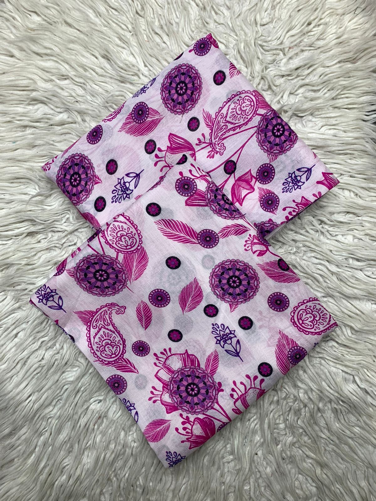 2Pc Chamki Lawn Digital Printed Unstitched Suit Vol-484