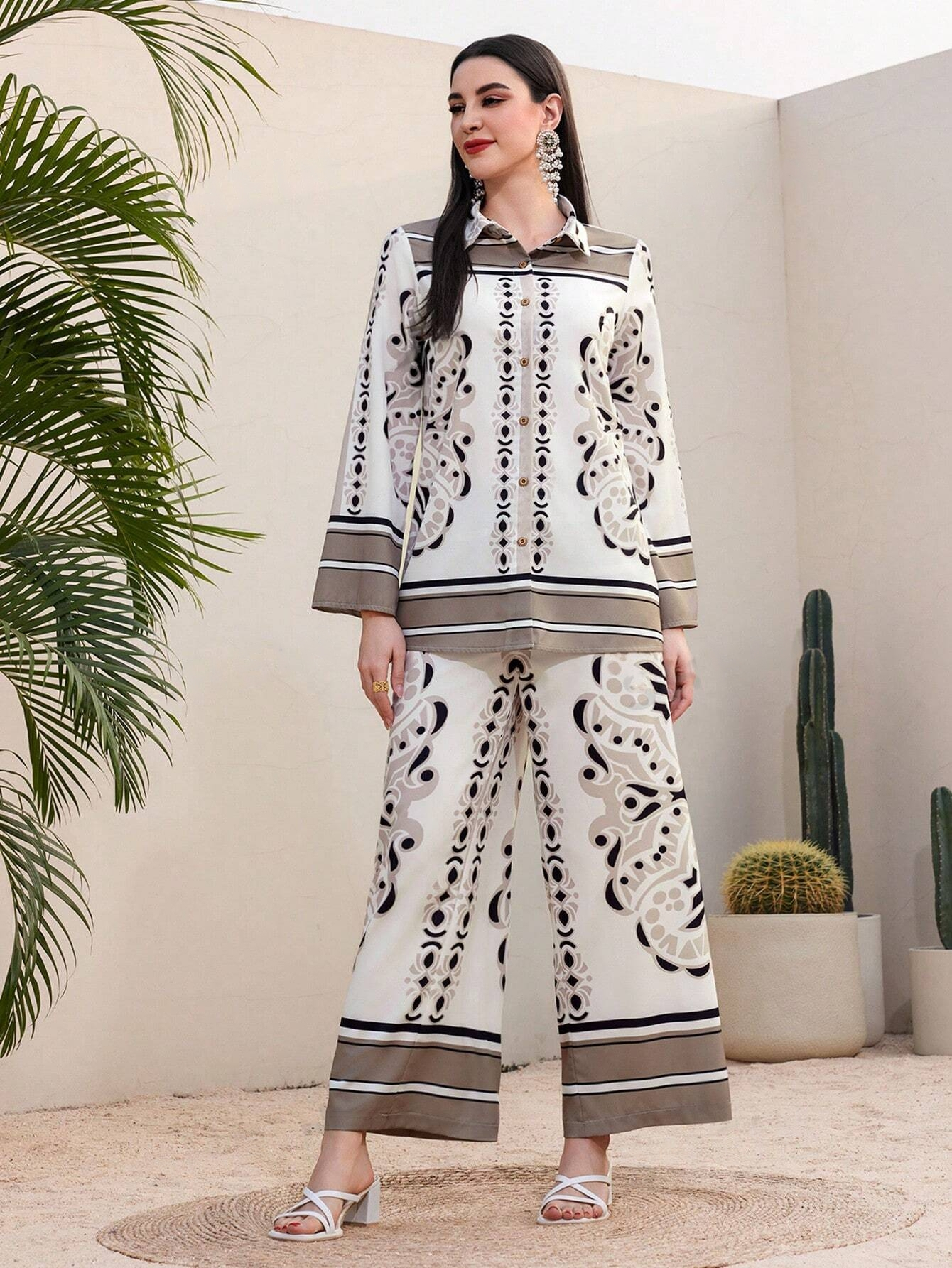 Giza Egyptian Lawn Co-Ord Set - Regina