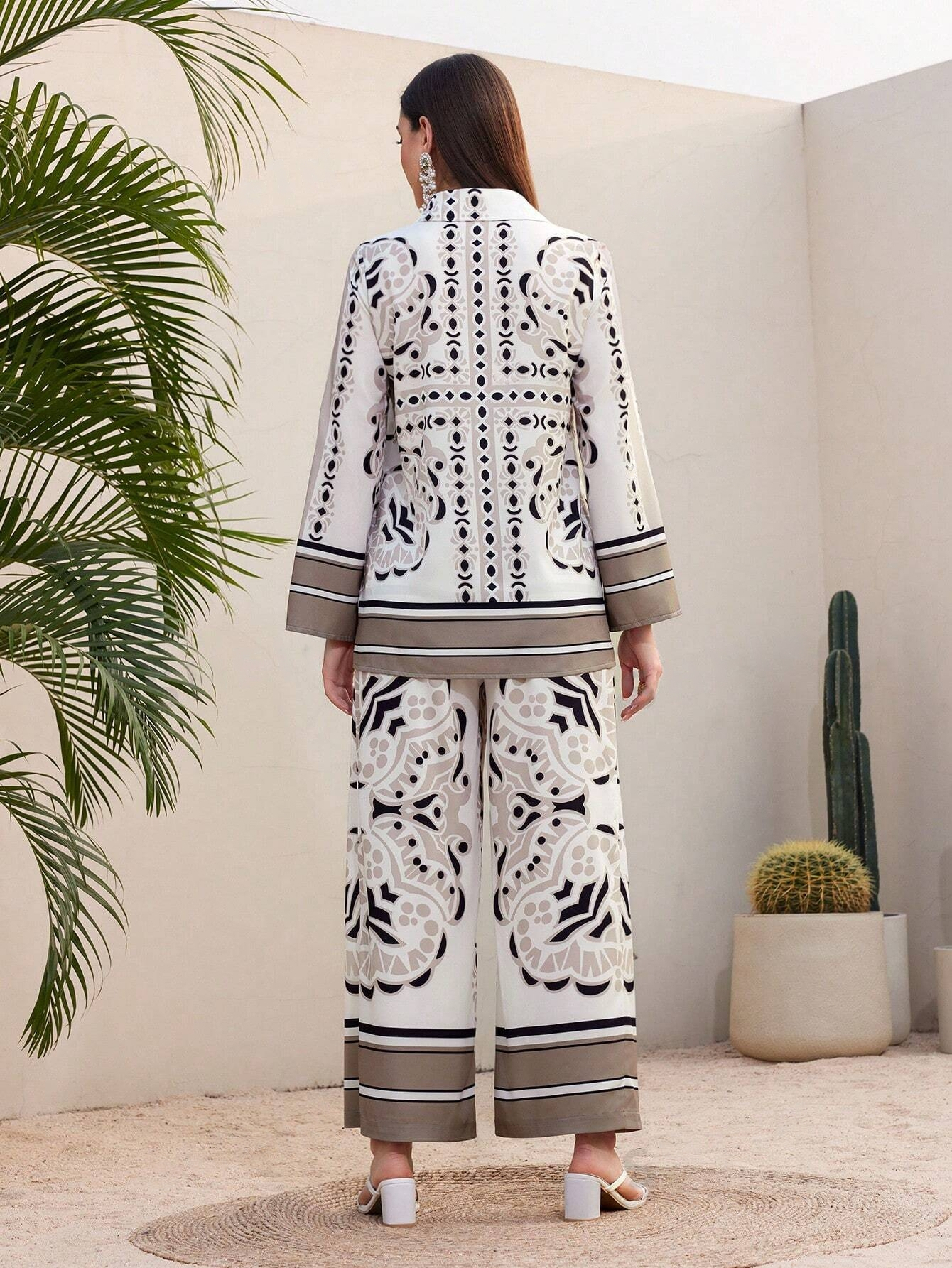 Giza Egyptian Lawn Co-Ord Set - Regina