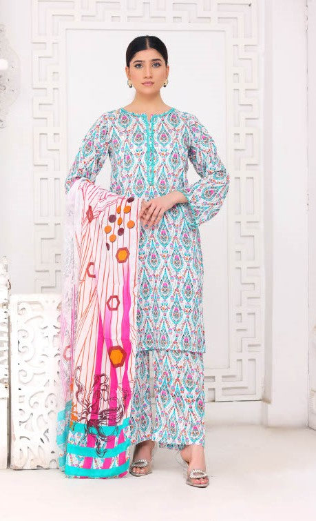 3 Peice Supima Lawn - #36555