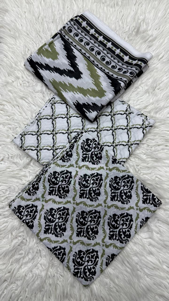 3Pc Supima Lawn Suit - #41053