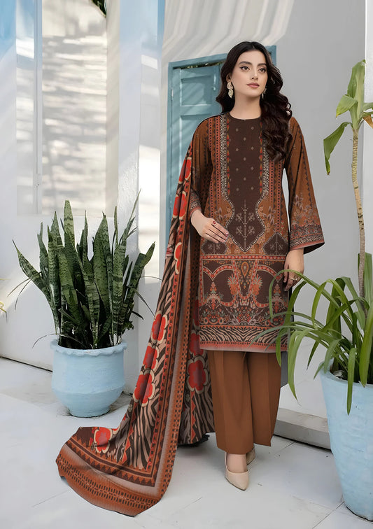 2Pc Shamray Kameez & Duppata Suit  - 0026