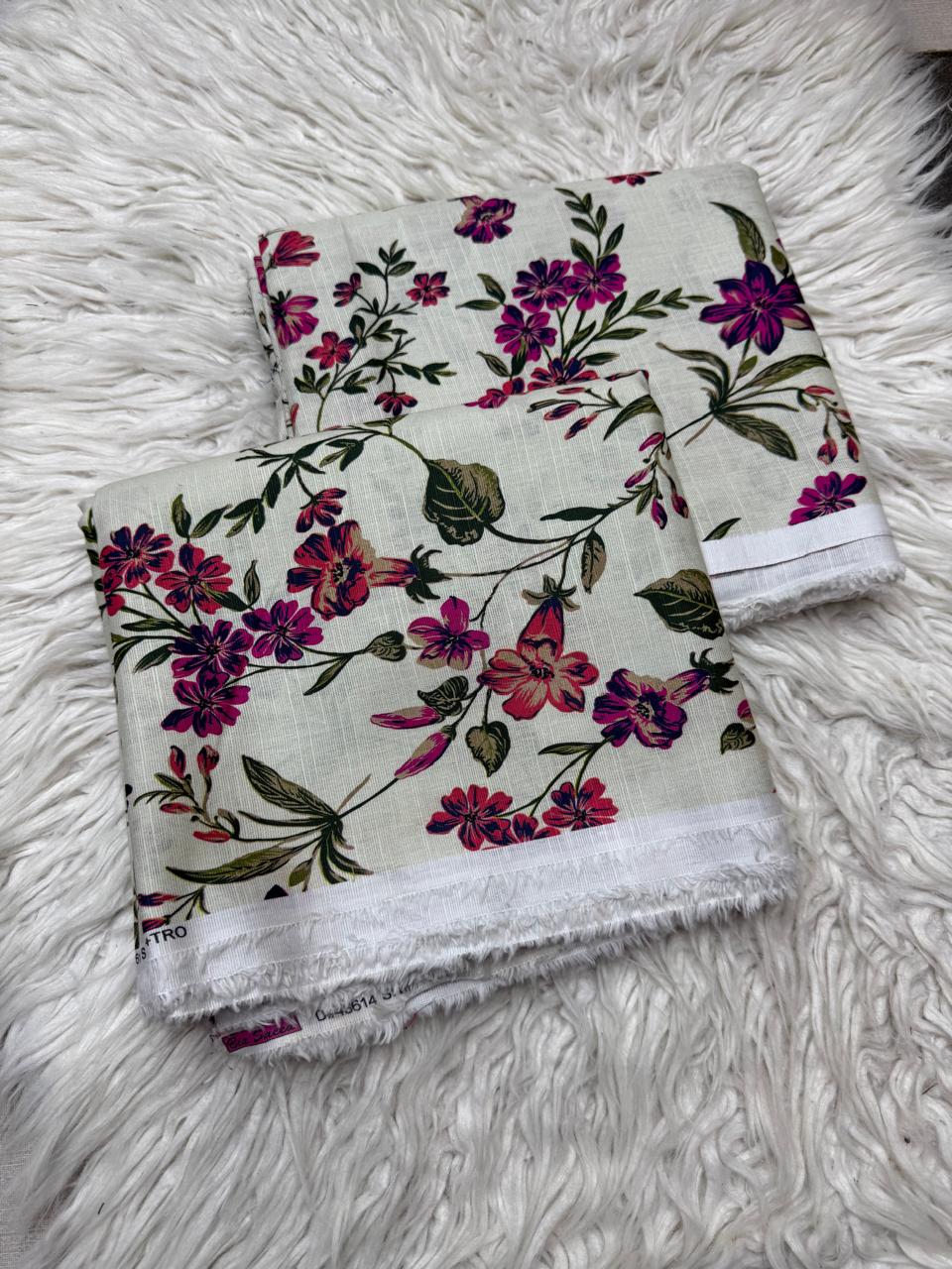 2Pc Slub Khaddar Allover Suit - #43614