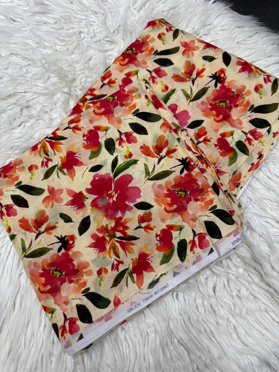 2Pc Lawn Allover Suit #42196