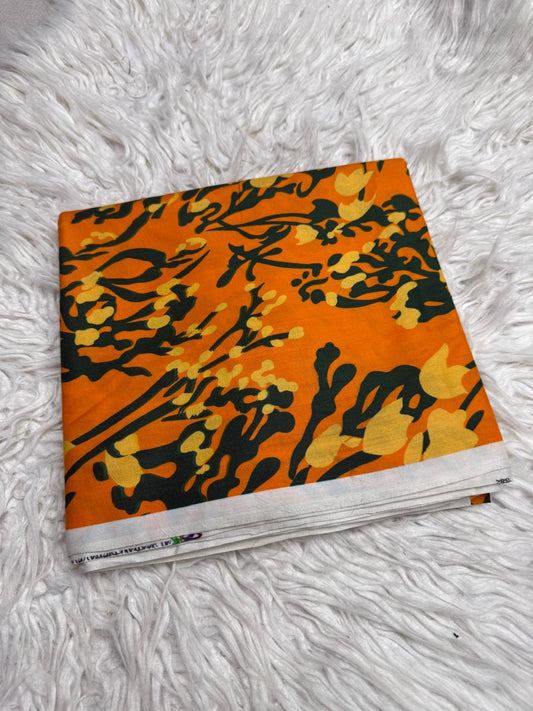 2Pc Bana Doria Linen Unstitched Suit - #42653