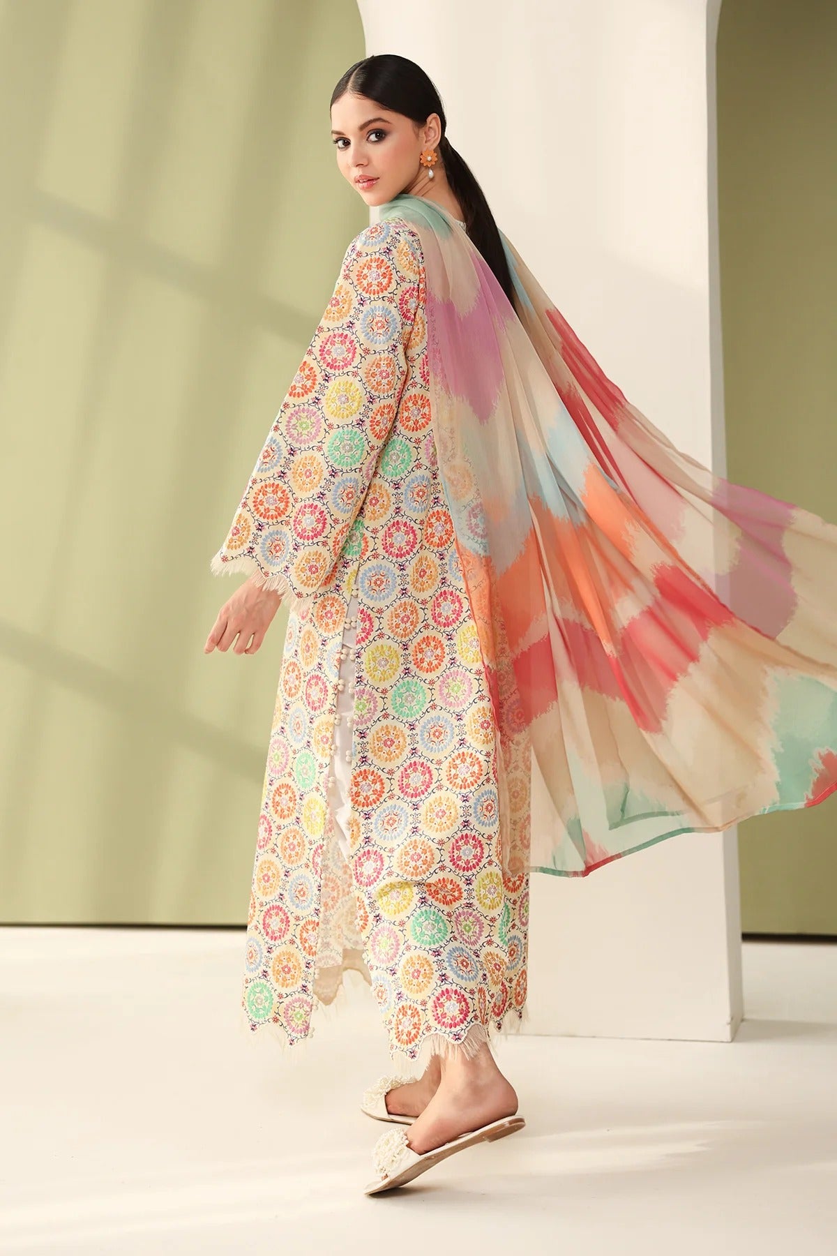 3 Peice Baroque Supima Lawn - #41002