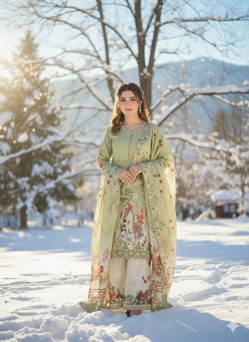 NOURA 3 PC UNSTITCHED SUIT VOL-0080