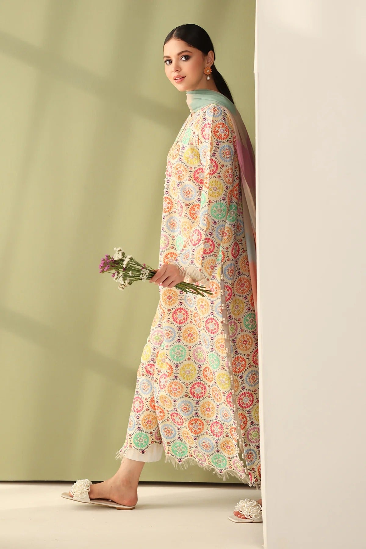 3 Peice Baroque Supima Lawn - #41002