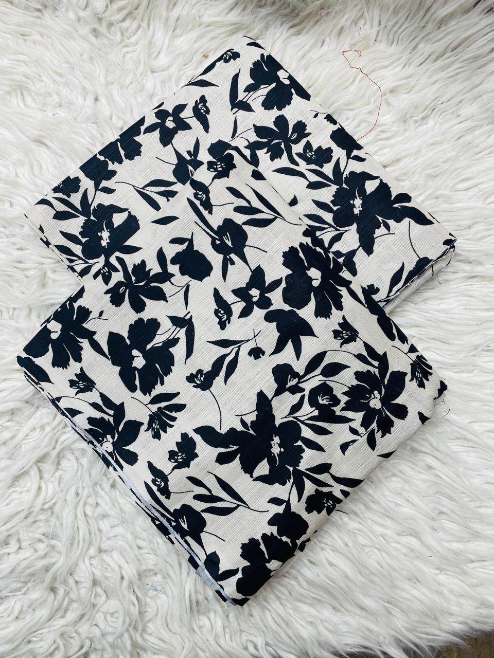 2 PC Slub Khaddar Allover Unstitched Suit Vol-0120