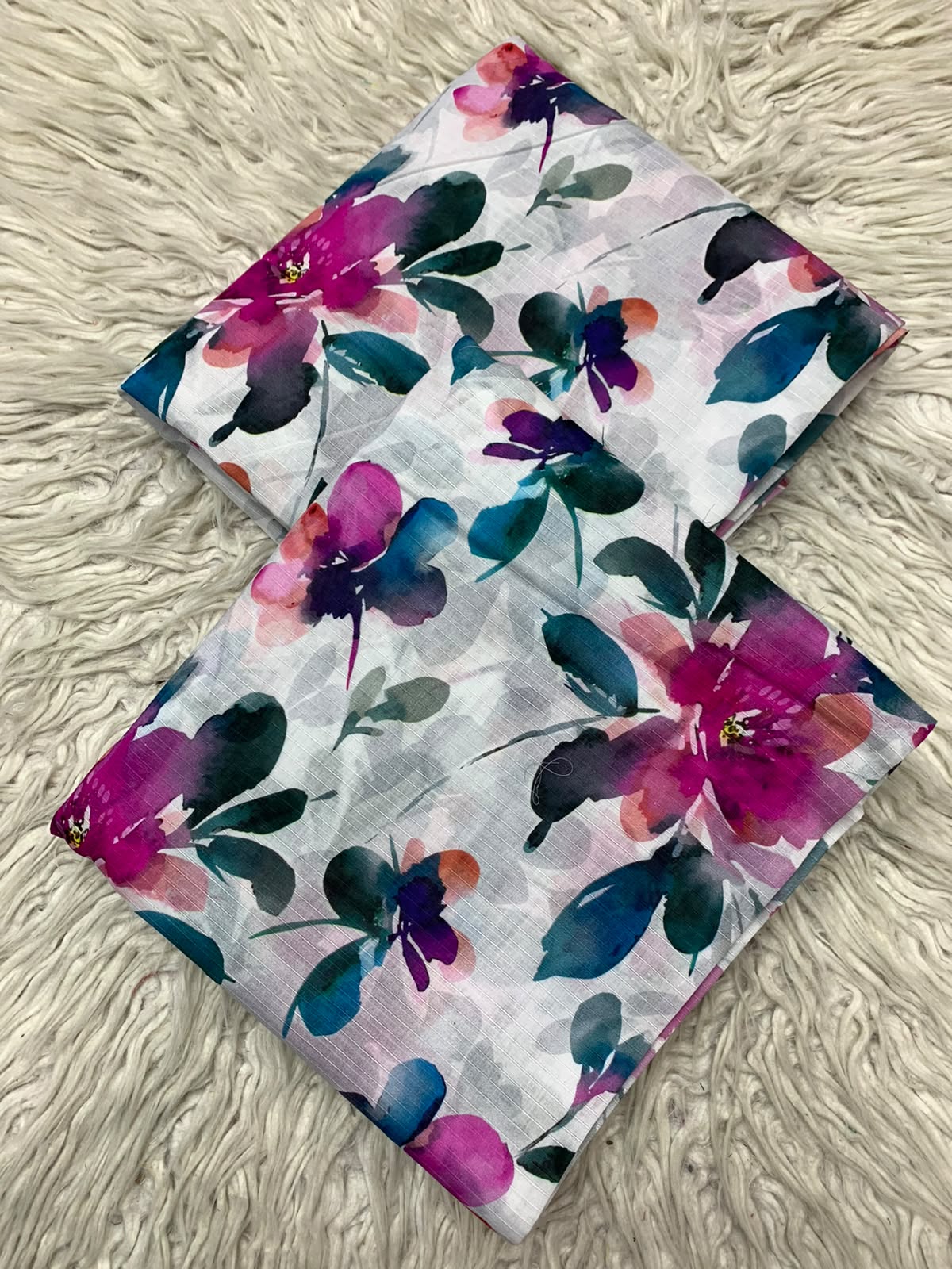 2Pc Bana Dora Print Lawn Suit Vol-512