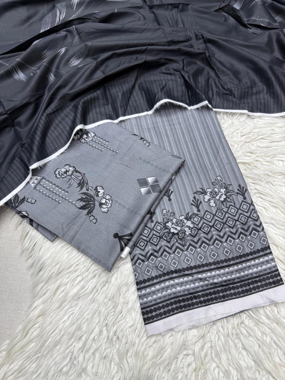 2Pc Al Karam Lawn Kameez & Dupatta - #43053