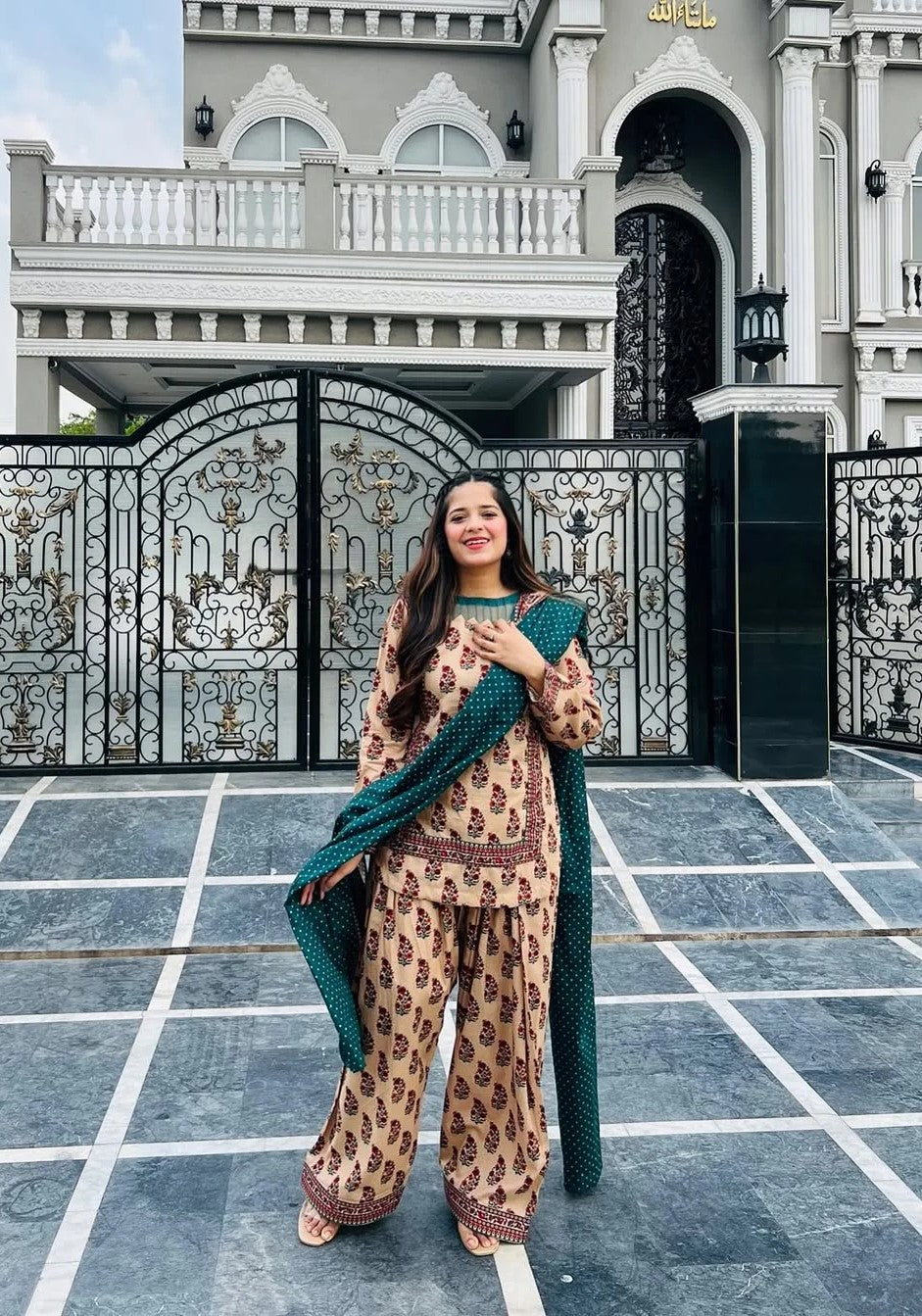 3Pc Supima Lawn Suit - #41063