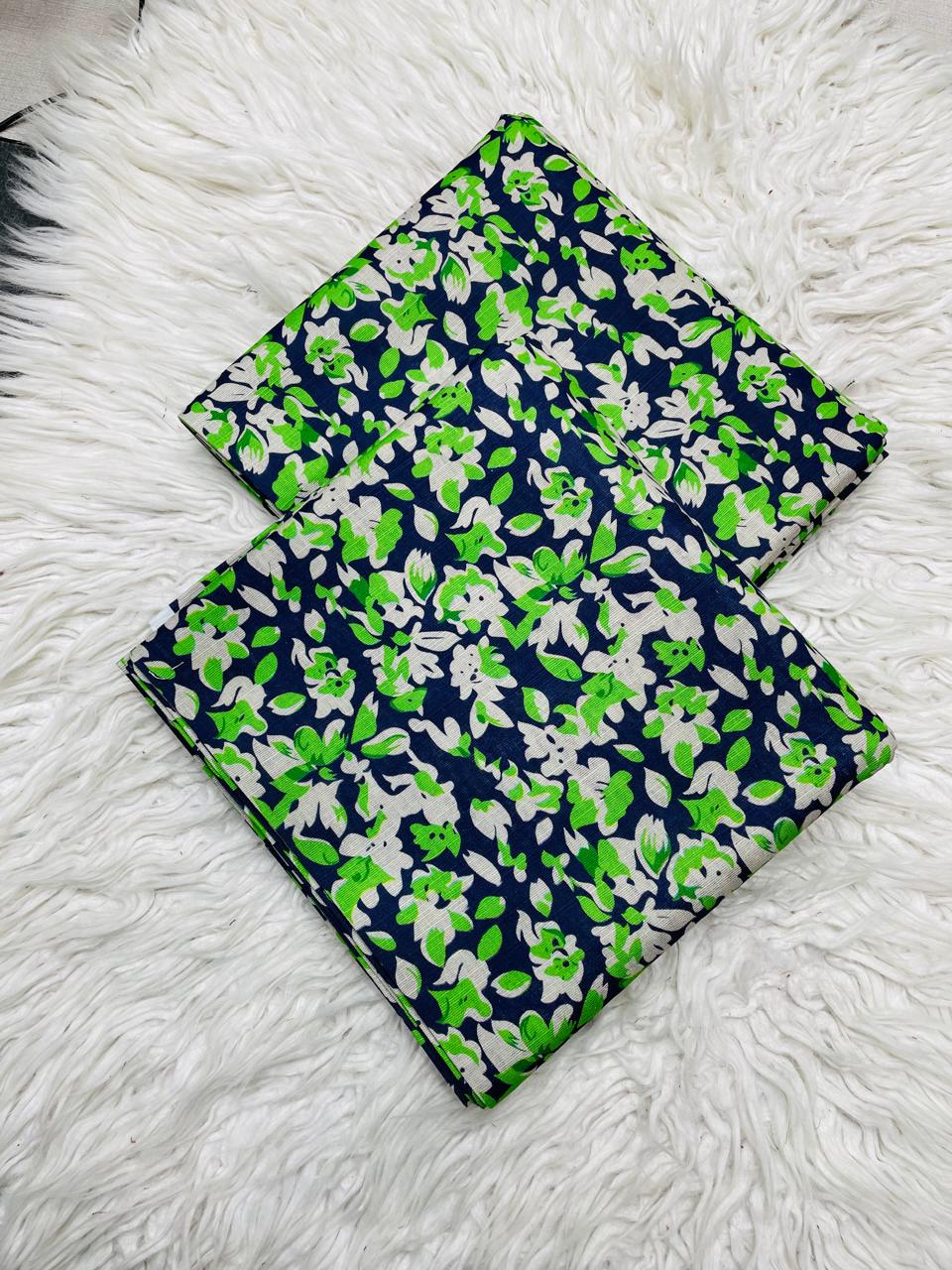 2 PC Slub Khaddar Allover Unstitched Suit Vol-0097