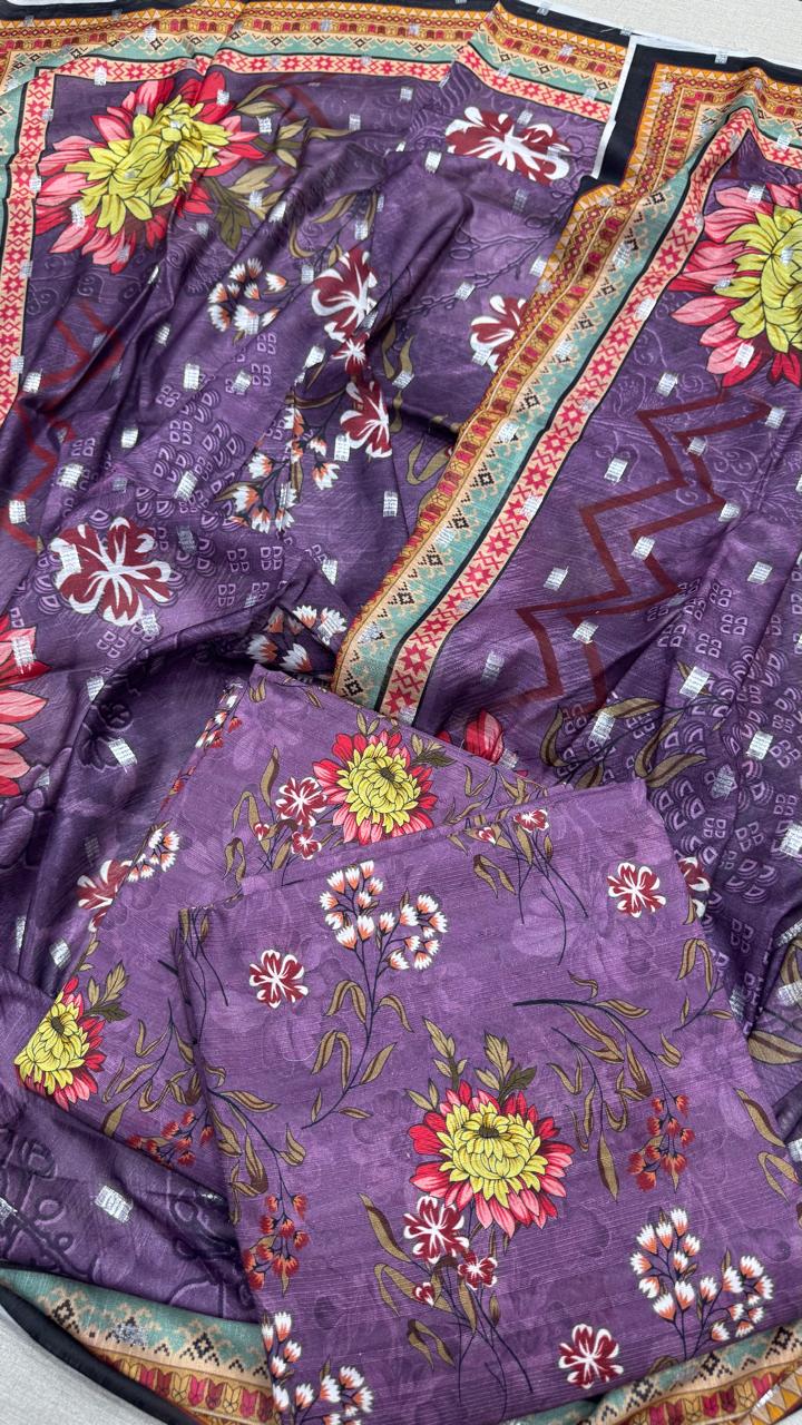 3Pc Lawn English Bana Dora 35335