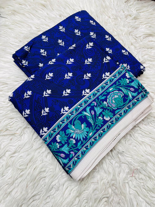 2 PC BANA DORA LINEN UNSTITCHED SUIT VOL-3180