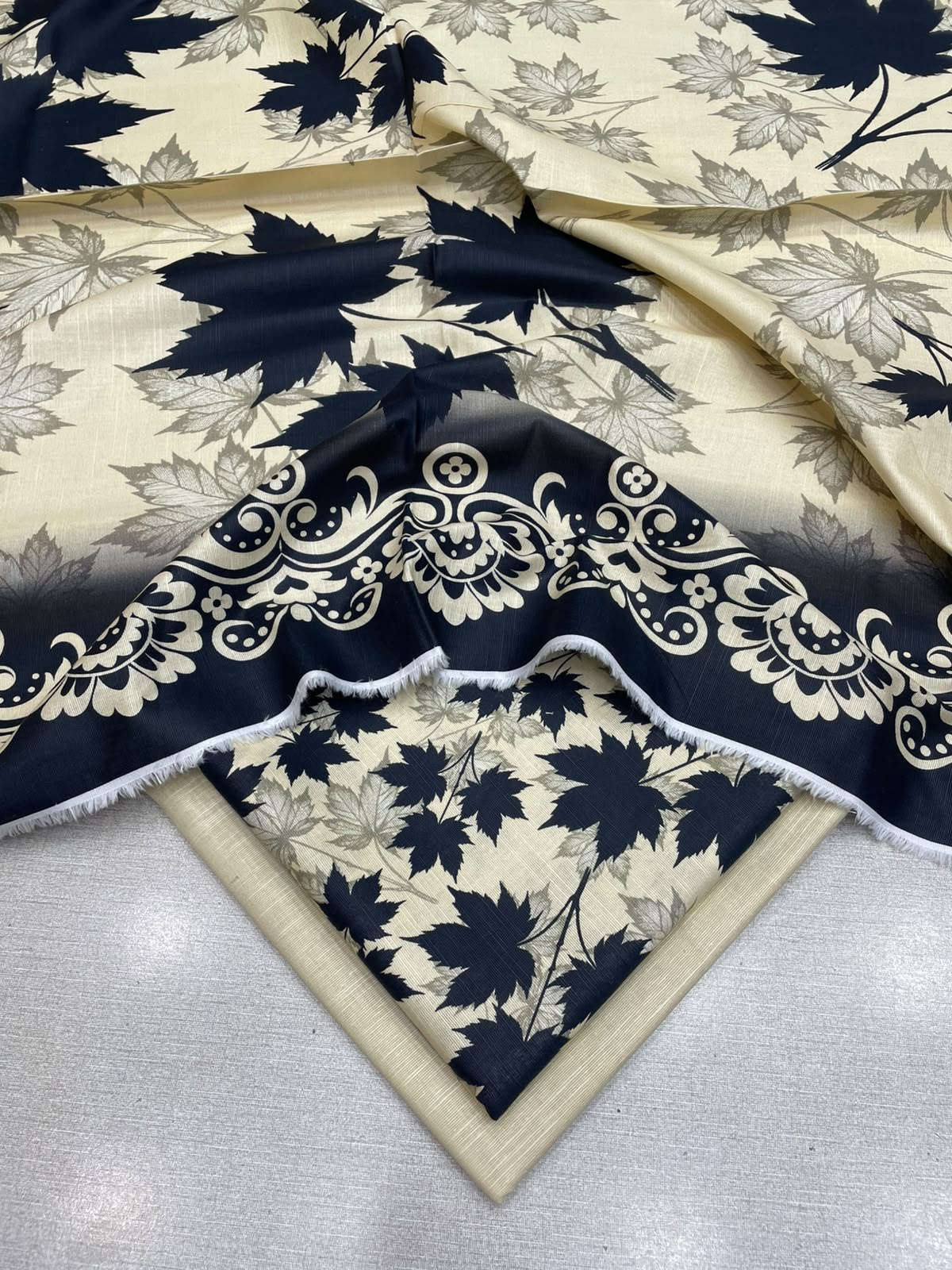 3Pc Slub Khaddar Unstitched Suit 25