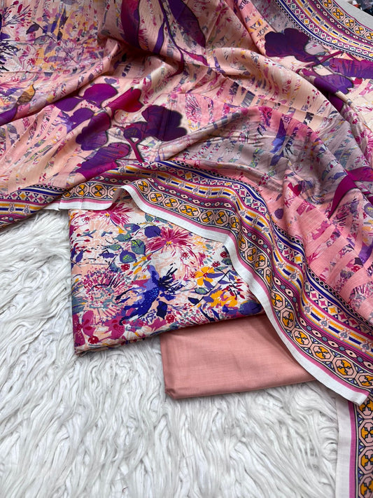 2Pc BanaDoria Kameez & Duppata Suit  - 0069