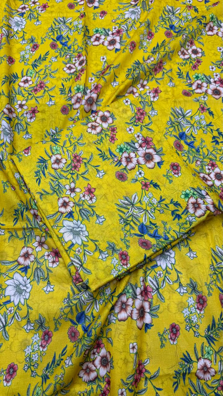 2Pc Lawn Allover Unstitched Suit #35625