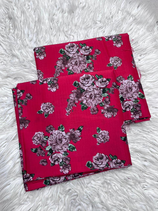 2Pc BanaDora Linen Allover Suit - 404