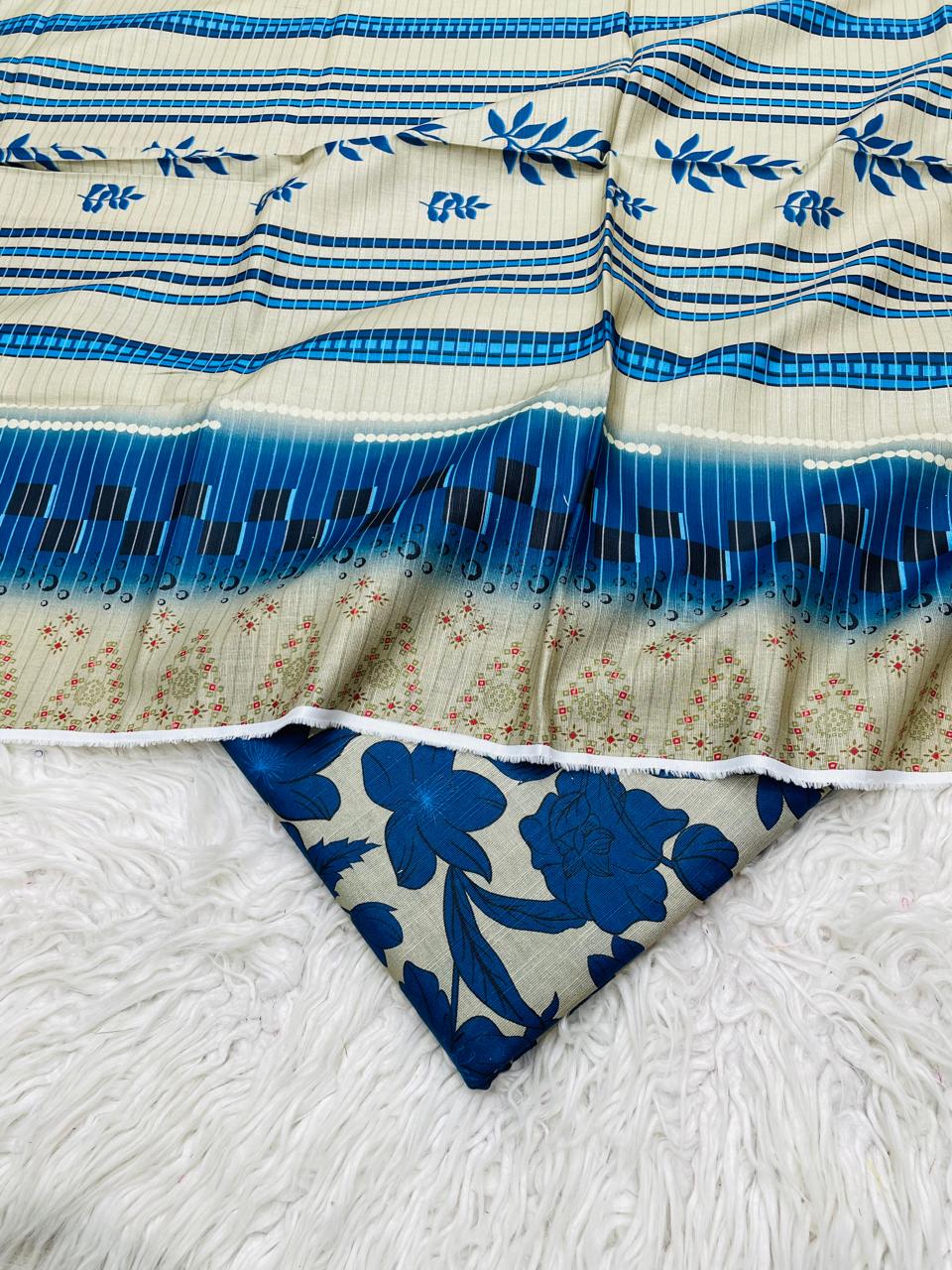 3 PC Slub Khaddar Allover Suit Vol-0101