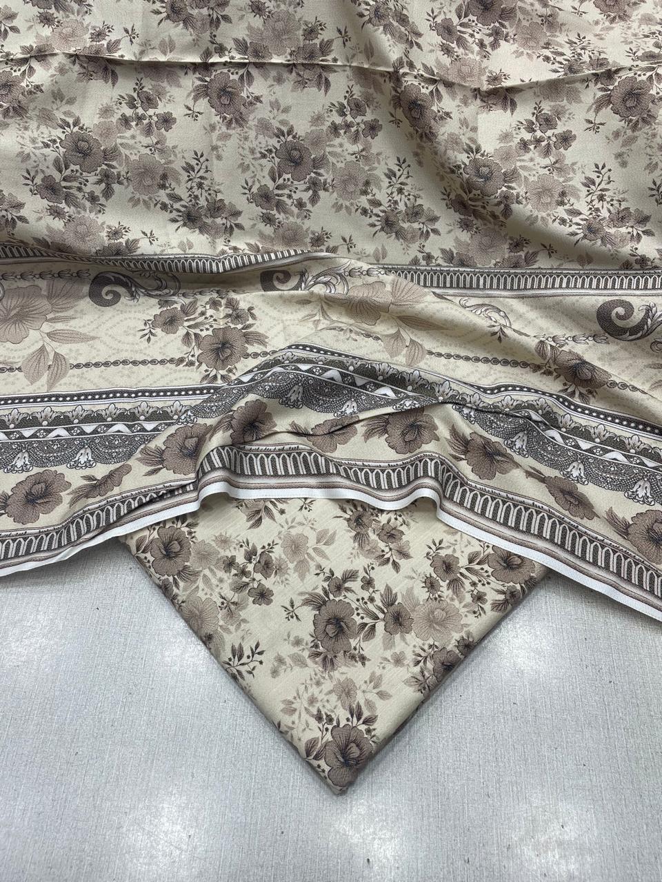 2Pc Dhanak Kameez & Dupatta Unstitched Suit 71