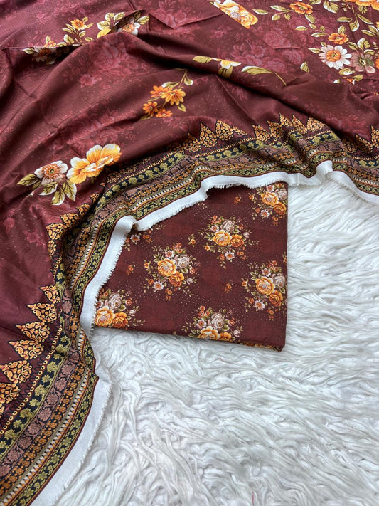 2Pc BanaDoria Kameez & Duppata Suit  - 0069