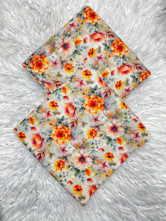 2Pc Slub Khaddar Allover Suit - 0098