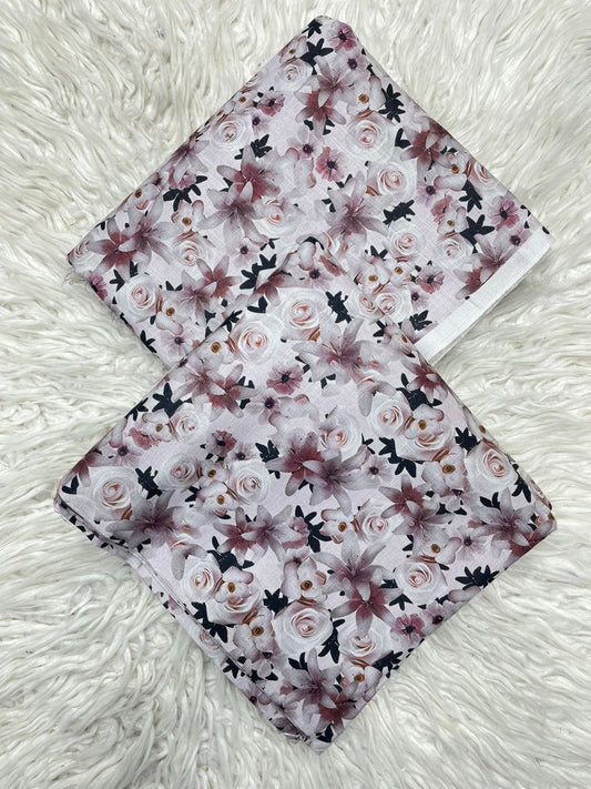 2Pc Slub Khaddar Allover Suit - 0098