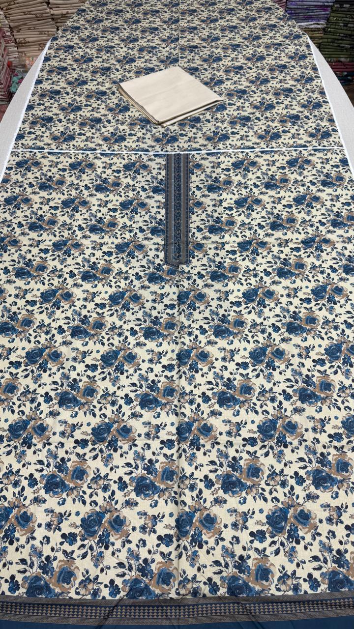 1Pc Lawn Single Printed Shirt - D303