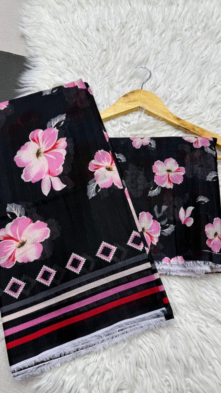 3Pc Lawn Bana Dora Suit #765