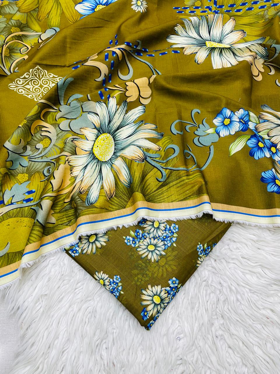 3 PC Slub Khaddar Allover Suit Vol-30