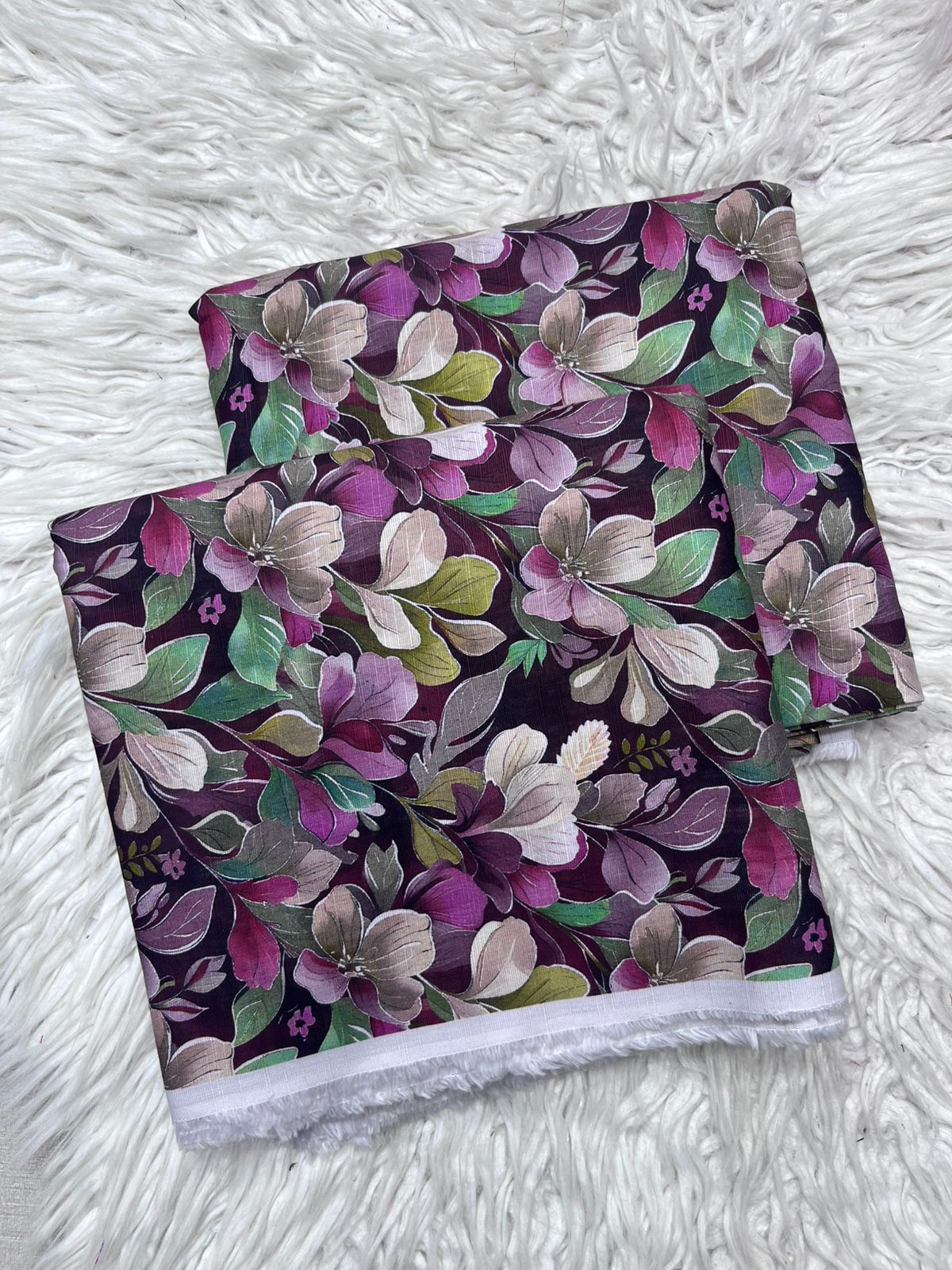 2Pc Slub Khaddar Allover Suit - 0091