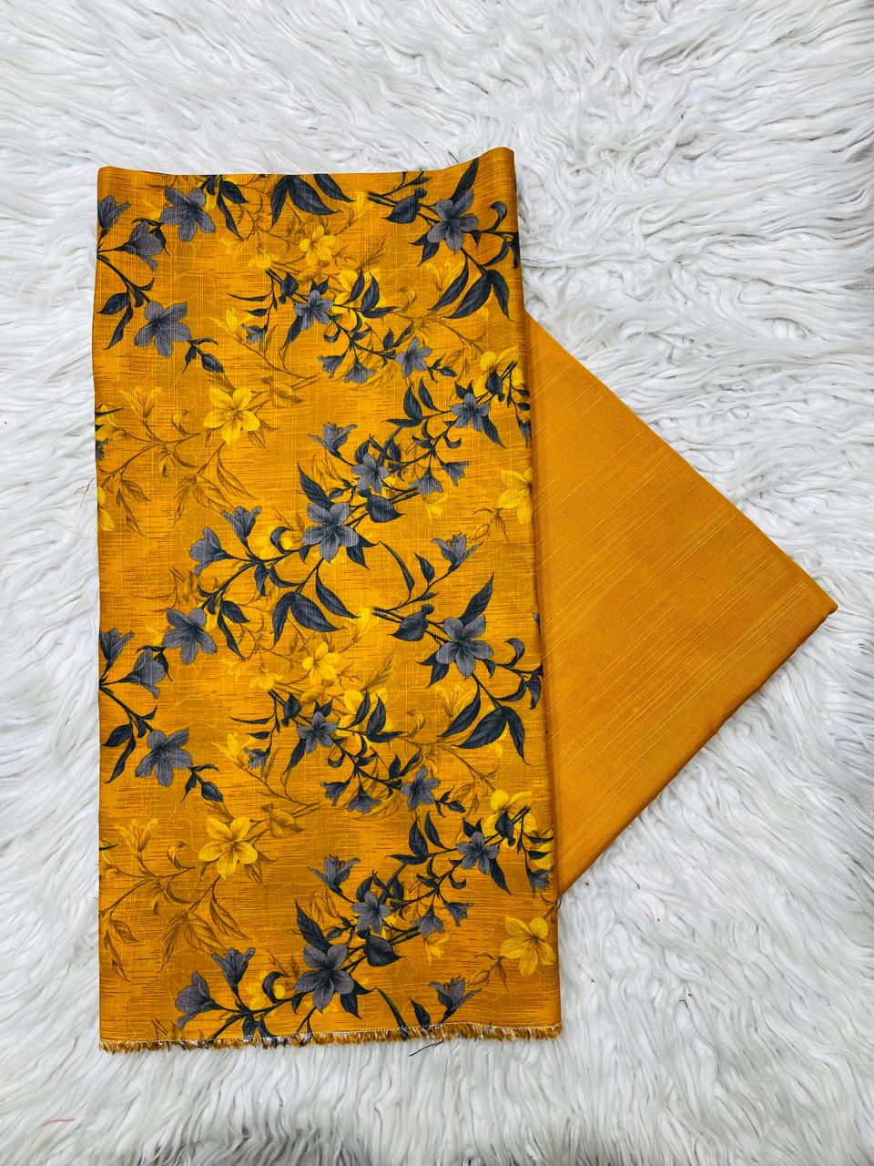 2Pc Kameez & Touser Slub Khaddar Suit Vol-0103